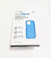 Tech21 Evo Check Non-Slip Impact Case For Apple iPhone 12 mini in Classic Blue