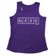 Runner Periodic Table WOMENS DRY FIT VEST singlet training mothers day running