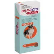 Bravecto Dog 1 Month Chew Tick & Flea Treatment 4.5-10kg Small Orange