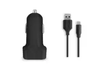 Fast Car Charger+USB Cord for Verizon Alcatel Go Flip V 4051S, A30 Plus Phone