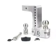 Weigh Safe 8in Drop Hitch w/Built-in Scale and 2.5in Shank (10K/18.5K GTWR)