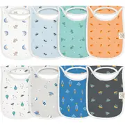 KeaBabies 8-Pack Hallo Drool Bibs in Cosmo at Nordstrom One Size