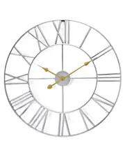 Sorbus 16in Metal Decorative Wall Clock