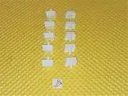 (10) DIXIE NARCO DR PEPPER, 7UP SODA VENDING MACHINE ANGLED SELECTION BUTTONS