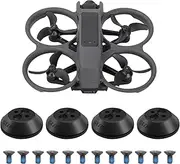 Motor Cover for DJI Avata 2，4Pcs Aluminum Alloy Dustproof Waterproof Protective Motor Cover Cap for DJI Avata 2 Drone Motor Cover,for DJI Avata 2 Drone Accessories (Black)