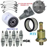 Tune Up Kit Filters Cap Spark Plugs Wire For FORD F-250 L6 4.9L; 1 bbl. 1978 (for: Ford)