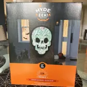HALLOWEEN LED FLAMING EFFECT SKULL HYDE & EEK 12 INCH NIB