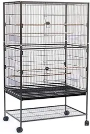 Bird Cage Large Bird Cage Breeding Cage Breeding Parrot Cage Aviary Canary with Wheels Pet Supplies