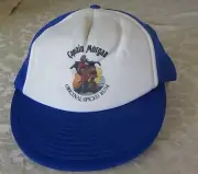 CAPTAIN MORGAN Original Spiced Rum blue/white ballcap FINE condition Vintage