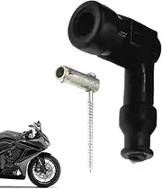 Spark Plug Boot,Rubber Spark Plug Cap Engine Spark Plug Boot | Dust-Proof Non Resistor Motorcycle Accessories Replacement Part for Motor