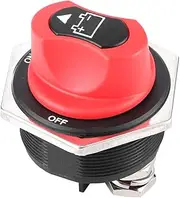 Brilluxa Battery Isolator Switch, Power Disconnect Cutoff, 300A On Off Switch for Car Motorcycle Yacht Boat Battery Disconnect System