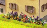 Noch 14050 HO Scale Flower Garden - Laser-Cut Minis(R) -- Makes 17 Plants