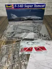 2001 - Revell 1:48 #85-4729 F-14D Super Tomcat **OPEN BOX SEALED BAGS**