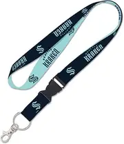 Wincraft NHL Seattle Kraken Lanyard Buckle, Team Colors, One Size (20215320)