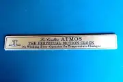 LE COULTRE ATMOS PERPETUAL MOTION CUSTOM PLAQUE CLASSIC DESIGN FOR ATMOS