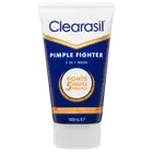 Clearasil Pimple Fighter 5 in 1 Wash 150mL Reduces Oil & Shine Redness Breakouts