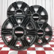 Gloss Black 17in Wheel Skin Overlays for 2014-2016 GMC Terrain [ABS]