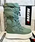 Baffin Women's Geneva Sea Green and White Winter Platform Boots New in Box
