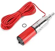 ANKROYU Solar Water Pump, Stainless Steel Water Pump with Copper Motor, Low Noise Electric Drive Screw Pump, Compact Submersible Pump for Ships Fishing Boats