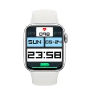 Smart Watch Men Smartwatch Women Fitness Tracker Music Control Sleep Monitor IWO Watches For Iphone Xiaomi Huawei Android - White