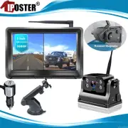 5" Monitor Digital Wireless Reversing Sony IR CCD Camera For Caravan Truck Kit