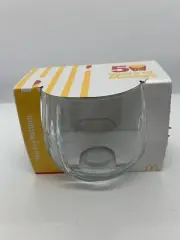 McDonalds Cup THE FRY PATTERN Coca Cola Glass Maccas AUSTRALIA 50 Years Coke BN
