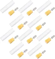 WRITWAA 10Pcs Nail Drill Bit for Manicure Pedicure Ergonomic Design Portable Polishing Machine Accessories for Nail Care for Carving Grinding and Sanding