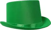 Hats for Adults,St Patricks Day Hats Green Irish Top Hat Leprechaun Top Hat for St. Patrick Day Fancy Dress