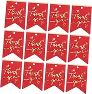 ARTSEWPLY 100pcs Elegant Thank You Tags Premium Quality Present Labels for Weddings Birthdays Showers Thanksgiving Versatile DIY Decorative Craft Tags
