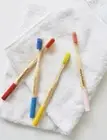 Four Adult Bamboo Toothbrush - Round | Eco-Friendly