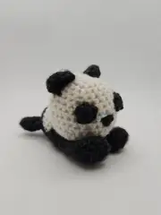 Black & White Panda Amigurumi Handmade Plushie