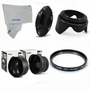 FISHEYE+TELEPHOTO+MACRO +UV FILTER + HOOD+ CAP FOR NIKON D90 D7100 D3200 D5300