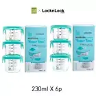 LocknLock Yami Time Baby Food 230ml Square 6P(Blue Color)-Expedited Shipping