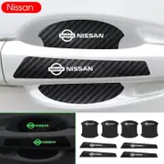 8pcs Luminous Car Door Handle Bowl Decals High Stretchy Bowl Sticker Suitable For Mitsubishi 1 Nissan