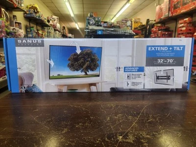 BRAND NEW! SANUS Vuepoint FLT1 Extend + Tilt TV Wall Mount for TVs 32"- 70"