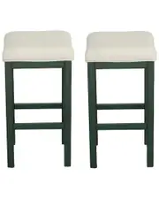 Progressive Furniture Set of 2 Upholstered Counter Stools