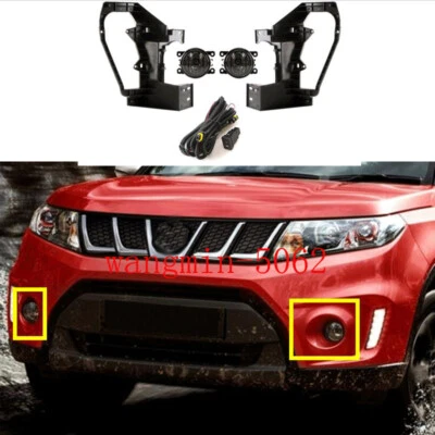 Fits For 2015- 2019 Suzuki Grand Vitara Fog Light Kit with Wiring Switch Bracket (for: Suzuki)