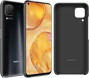 P40 lite 128 GB 6.4 Inch Smartphone Bundle with PU Case, 48 MP Quad AI Cameras, 6 GB RAM, 4200 mAh Large Battery, 40W HUAWEI Supercharge, SIM-Free Android Mobile Phone, Dual SIM, Black