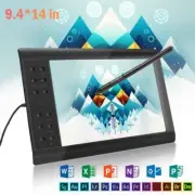 Digital HD 10"x6" Graphic Drawing Tablet with Screen Pen Display 22 Shortkey