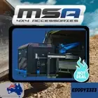 MSA 4X4 DS40SIDE FRIDGE HEAVY DUTY DROP SLIDE WITH FRIDGE TIE DOWNS