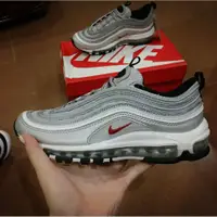 在飛比找蝦皮購物優惠-NIKE AIR MAX 97 OG QS 銀彈 銀色 反光