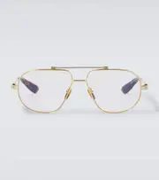 [Jacques Marie Mage] Jacques Marie Mage x George Cortina Hollywood aviator glasses One Size silver