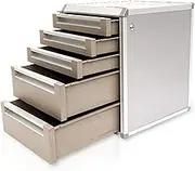 5-Layer File Cabinet Drawer Can Be Locked, Desk Stationery Extension File Manager, Used for A4 Paper, Magazines, Documents and Documents (Size : 31.5×35×39.8cm)