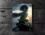 Attack on Titan Mikasa Ackerman Anime Poster Print - No Frame