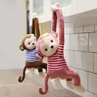 Tissue Box Cartoon Hanging Holder Car Paper Cute Monkey Napkin Cover Decor