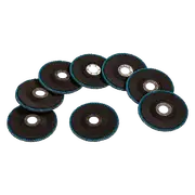 Randy & Travis Machinery 50X Pack Premium Zirconia Flap Disc Sanding Grinding 115Mm 4.5" 40 Grit Grinder Discs
