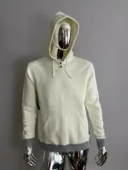 Men's BRIXTON White Hooded Sweatshirt Size M