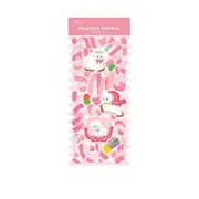 Ribbon Bear Sticker Self Adhesive Flower Stickers For Arts Craft Greeting Cards Scrap Books Home Decoration Diy Deco Stickers