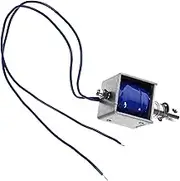 Electromagnet Linear a Push Pull Type Solenoid Open Frame for Office Home Appliances Random Style