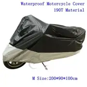 200x90x100cm 190T Sunproof Waterproof Rain Motorcycle Cover Dust Protector Moped